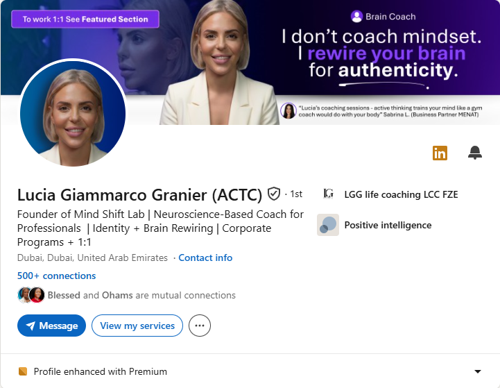 Lucia Giammarco Granier Banner